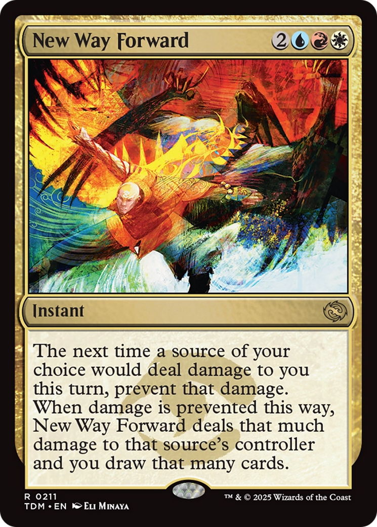 New Way Forward (TDM-211) - Tarkir: Dragonstorm Foil - Premium MTG Single from Wizards of the Coast - Just $0.08! Shop now at Game Crave Tournament Store