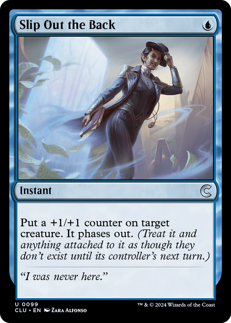 Slip Out the Back (CLU-099) - Ravnica: Clue Edition - Premium MTG Single from Wizards of the Coast - Just $1.22! Shop now at Game Crave Tournament Store
