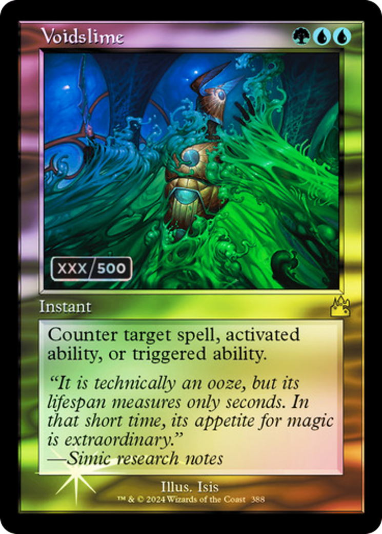 Voidslime (RVR-388Z) - Ravnica Remastered Foil - Premium MTG Single from Wizards of the Coast - Just $62.78! Shop now at Game Crave Tournament Store