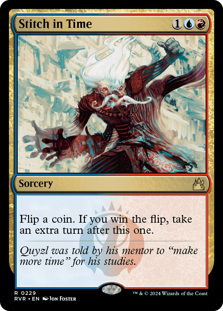 Stitch in Time (RVR-229) - Ravnica Remastered Foil - Premium MTG Single from Wizards of the Coast - Just $1.27! Shop now at Game Crave Tournament Store