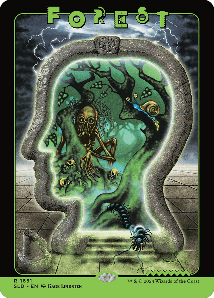 Forest (SLD-1651) - Secret Lair Drop - Premium MTG Single from Wizards of the Coast - Just $3.91! Shop now at Game Crave Tournament Store