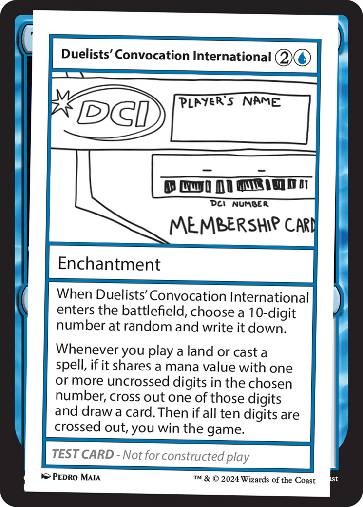 Duelists' Convocation International (MB2-293) - Mystery Booster 2 - Premium MTG Single from Wizards of the Coast - Just $0.25! Shop now at Game Crave Tournament Store