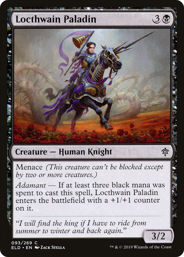 Locthwain Paladin (ELD-093) - Throne of Eldraine