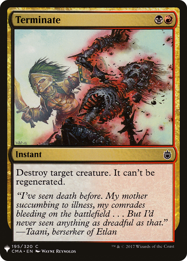 Terminate (MB1-1495) - Mystery Booster