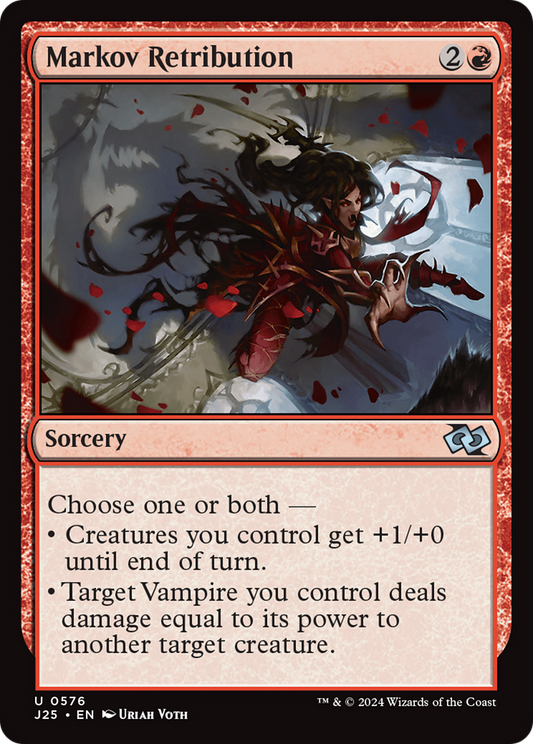 Markov Retribution (J25-576) - Foundations Jumpstart - Premium MTG Single from Wizards of the Coast - Just $0.25! Shop now at Game Crave Tournament Store