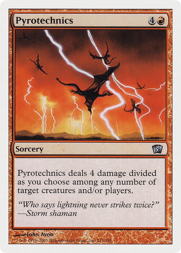 Pyrotechnics (8ED-211) - 8th Edition Foil