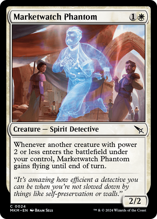 Marketwatch Phantom (MKM-024) - Murders at Karlov Manor Foil - Premium MTG Single from Wizards of the Coast - Just $0.26! Shop now at Game Crave Tournament Store
