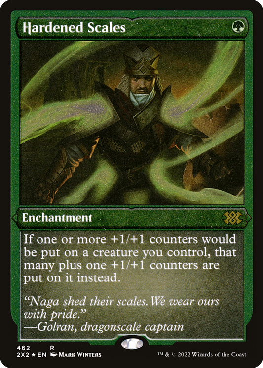Hardened Scales (Foil Etched) (2X2-462) - Double Masters 2022 Foil