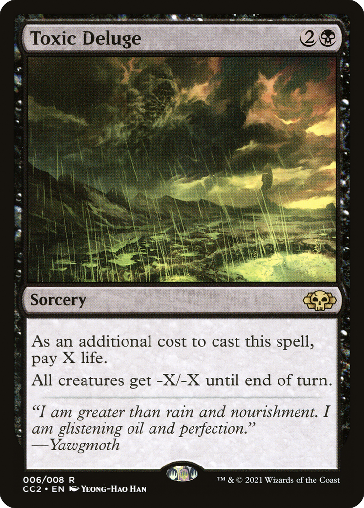Toxic Deluge (CC2-006) - Commander Collection: Black Foil - Premium MTG Single from Wizards of the Coast - Just $2.45! Shop now at Game Crave Tournament Store