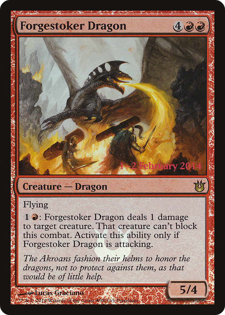 Forgestoker Dragon (PBNG-98★) - Born of the Gods Promos Foil