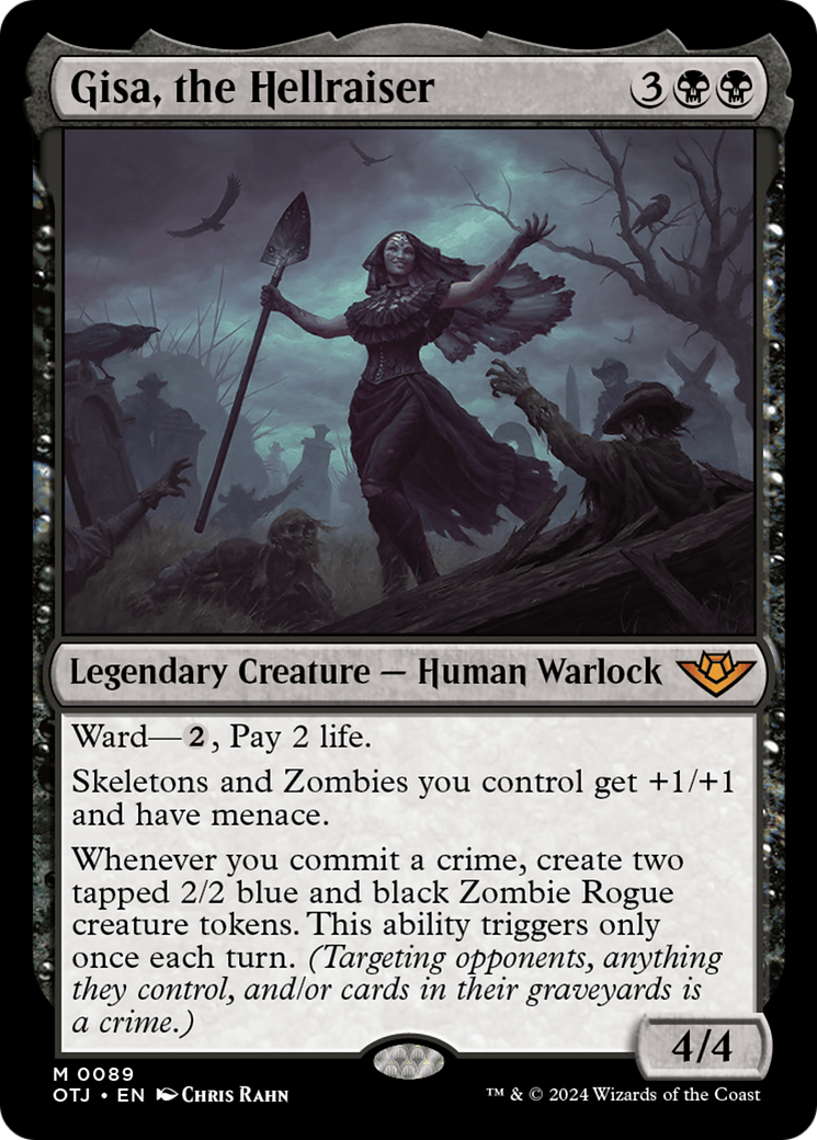 Gisa, the Hellraiser (OTJ-089) - Outlaws of Thunder Junction - Premium MTG Single from Wizards of the Coast - Just $2.94! Shop now at Game Crave Tournament Store