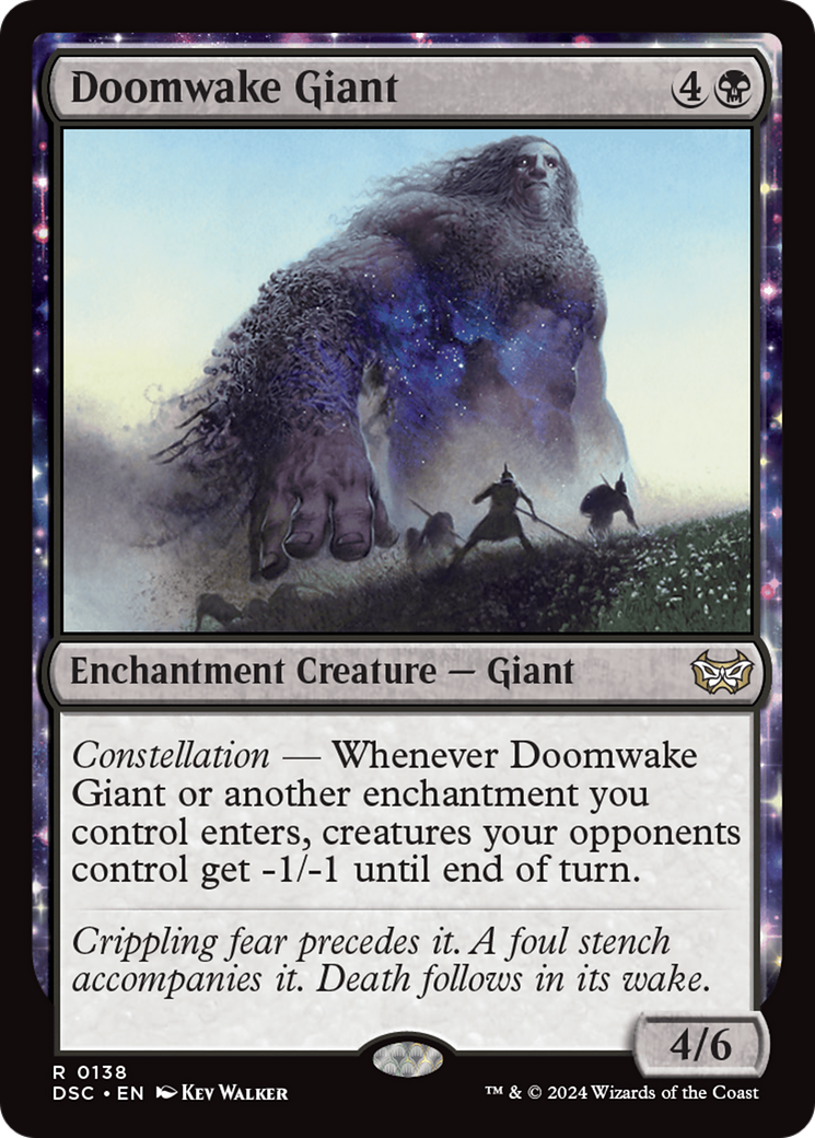 Doomwake Giant (DSC-138) - Duskmourn: House of Horror Commander - Premium MTG Single from Wizards of the Coast - Just $0.25! Shop now at Game Crave Tournament Store