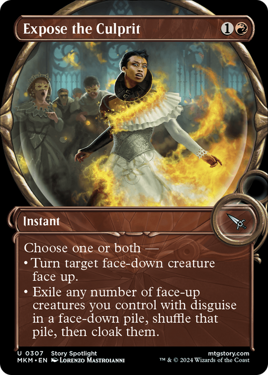 Expose the Culprit (MKM-307) - Murders at Karlov Manor: (Showcase) - Premium MTG Single from Wizards of the Coast - Just $0.25! Shop now at Game Crave Tournament Store