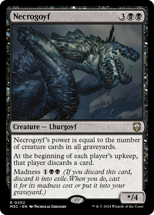 Necrogoyf (M3C-202) - Modern Horizons 3 Commander - Premium MTG Single from Wizards of the Coast - Just $0.25! Shop now at Game Crave Tournament Store
