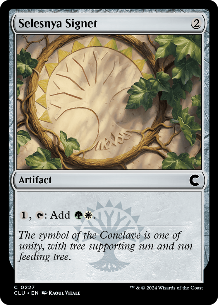 Selesnya Signet (CLU-227) - Ravnica: Clue Edition - Premium MTG Single from Wizards of the Coast - Just $0.35! Shop now at Game Crave Tournament Store