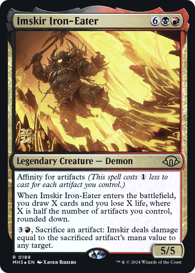 Imskir Iron-Eater (PMH3-189S) - Modern Horizons 3 Promos Foil - Premium MTG Single from Wizards of the Coast - Just $0.40! Shop now at Game Crave Tournament Store