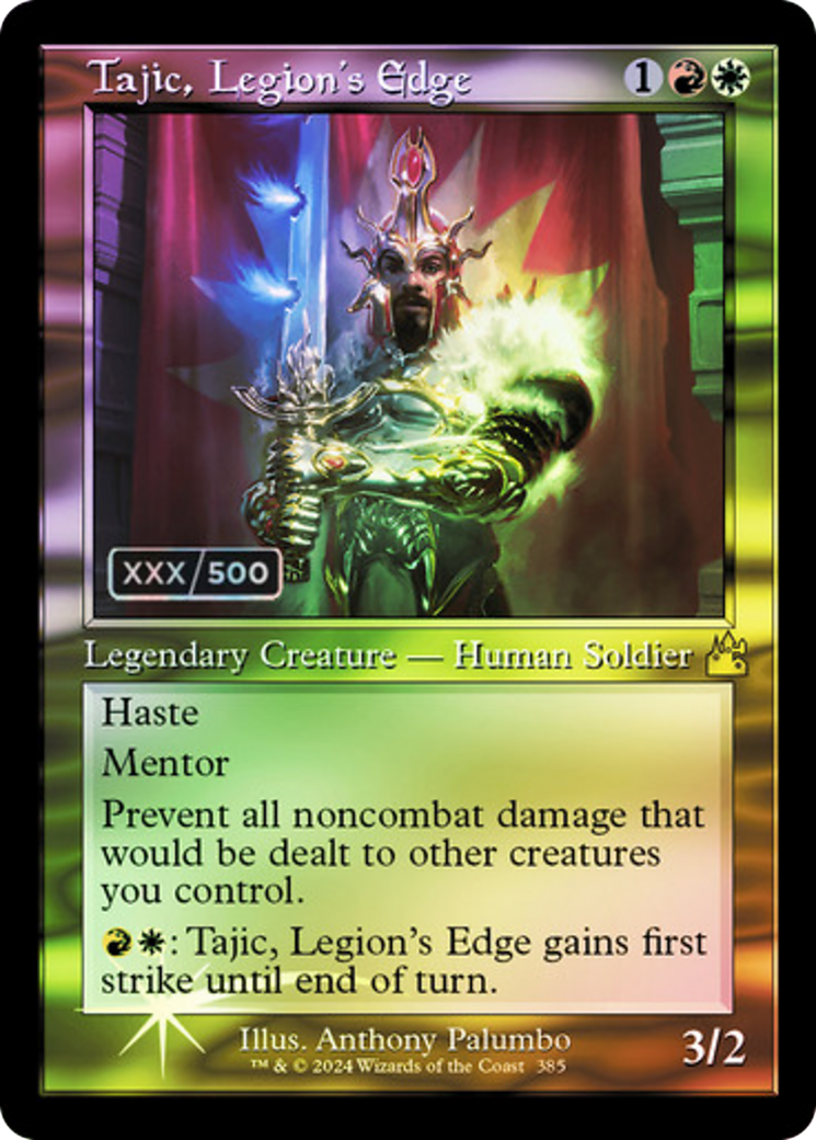 Tajic, Legion's Edge (RVR-385Z) - Ravnica Remastered Foil - Premium MTG Single from Wizards of the Coast - Just $62.68! Shop now at Game Crave Tournament Store