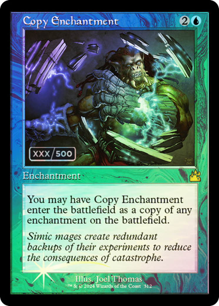 Copy Enchantment (RVR-312Z) - Ravnica Remastered Foil - Premium MTG Single from Wizards of the Coast - Just $80.16! Shop now at Game Crave Tournament Store
