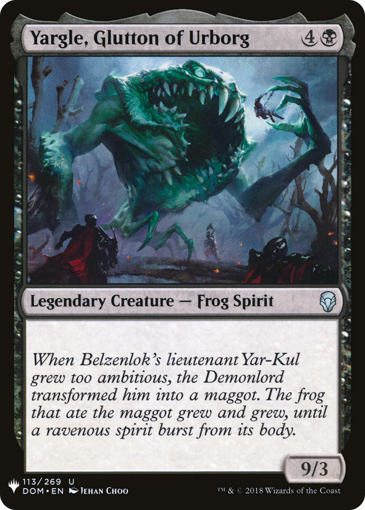 Yargle, Glutton of Urborg (MB1-829) - Mystery Booster