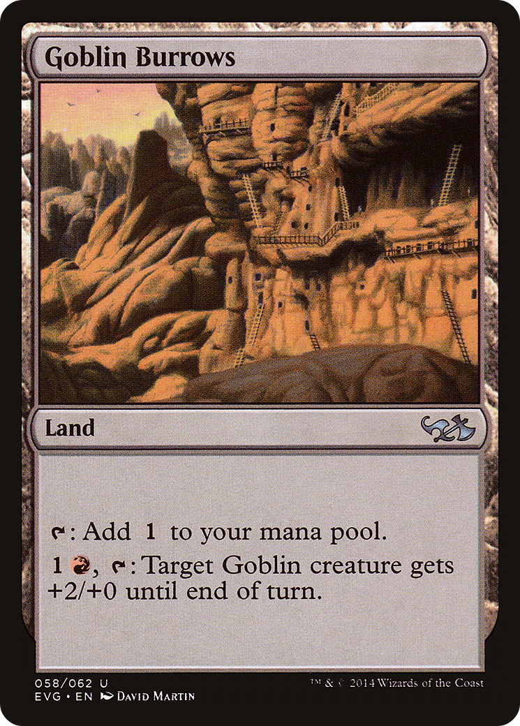 Goblin Burrows (EVG-058) - Duel Decks Anthology: Elves vs. Goblins
