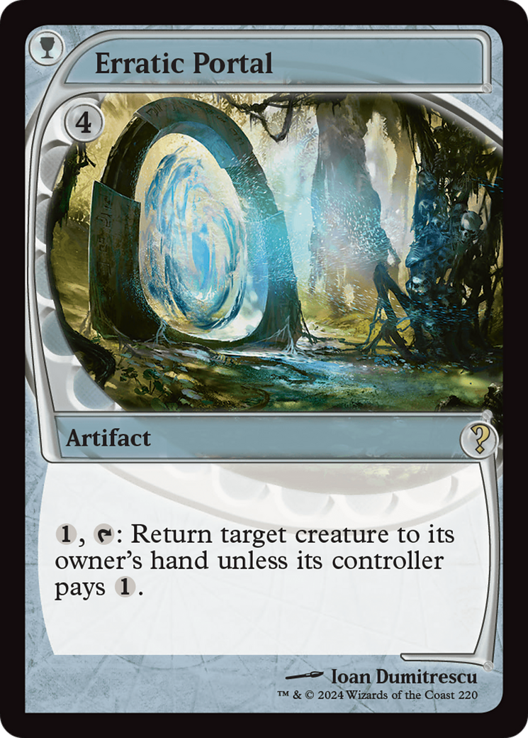 Erratic Portal (MB2-220) - Mystery Booster 2 Foil - Premium MTG Single from Wizards of the Coast - Just $18.87! Shop now at Game Crave Tournament Store