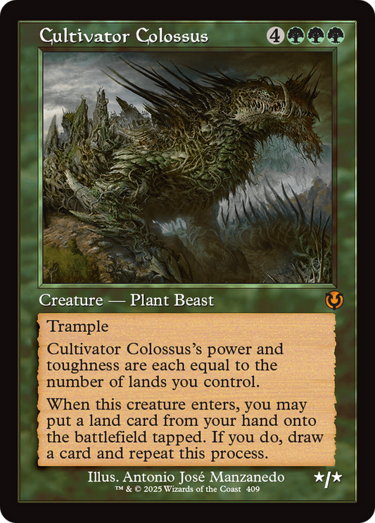 Cultivator Colossus (Retro Frame) (-409) - Innistrad Remastered - Premium MTG Single from Wizards of the Coast - Just $3.33! Shop now at Game Crave Tournament Store