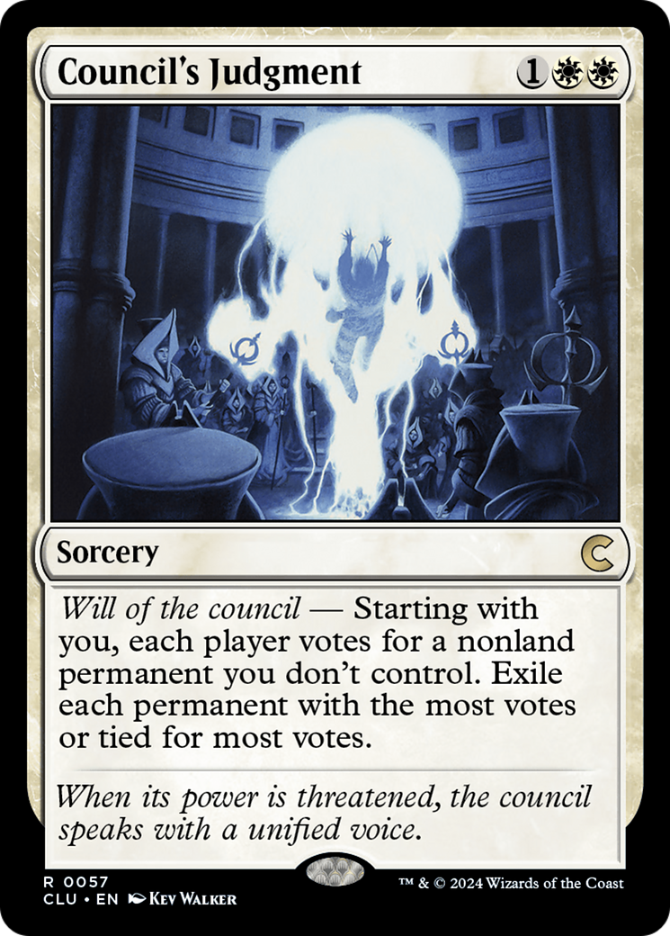 Council's Judgment (CLU-057) - Ravnica: Clue Edition - Premium MTG Single from Wizards of the Coast - Just $0.26! Shop now at Game Crave Tournament Store