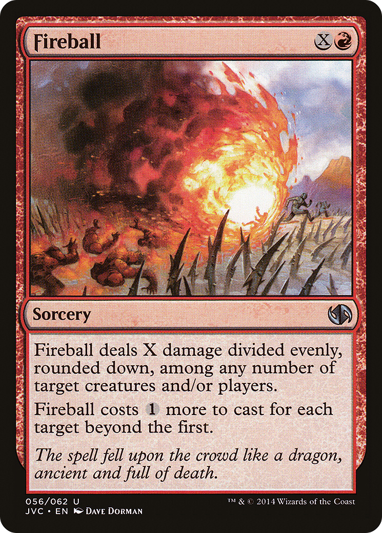 Fireball (JVC-056) - Duel Decks Anthology: Jace vs. Chandra