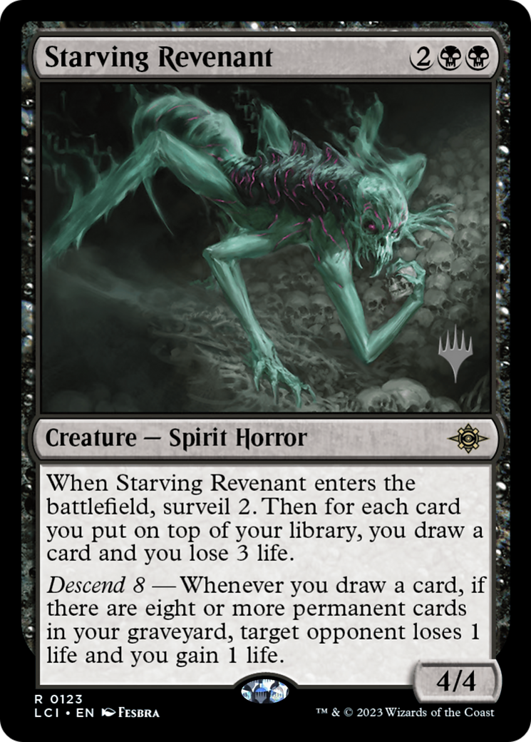 Starving Revenant (PLCI-123P) - The Lost Caverns of Ixalan Promos - Premium MTG Single from Wizards of the Coast - Just $0.25! Shop now at Game Crave Tournament Store
