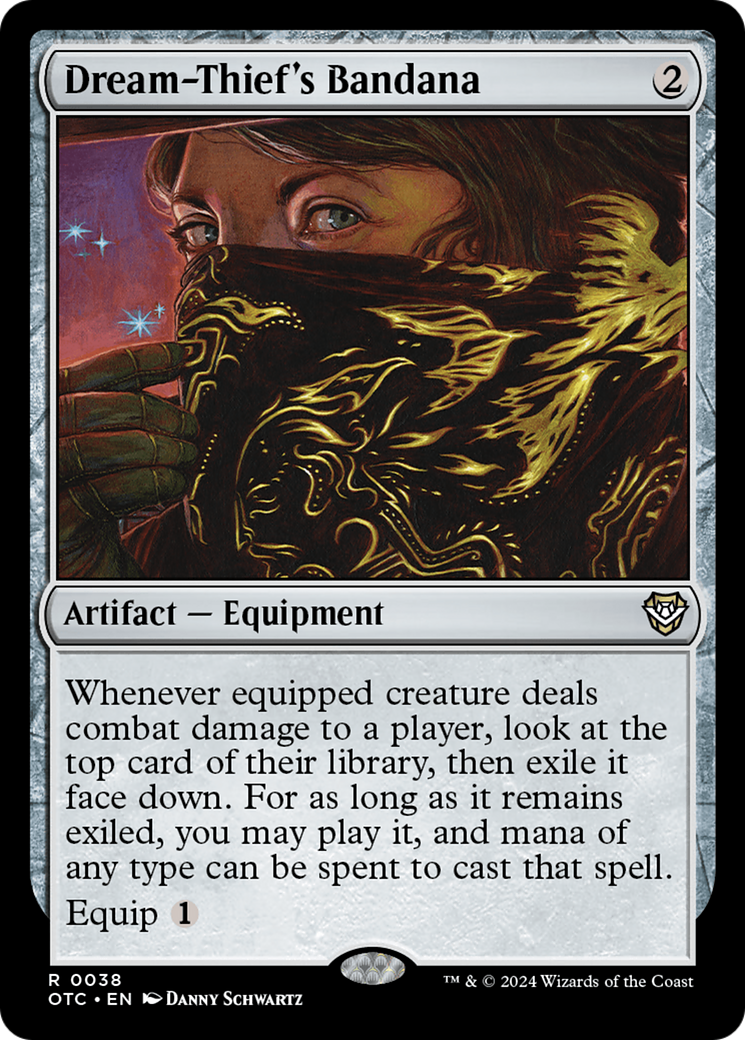 Dream-Thief's Bandana (OTC-038) - Outlaws of Thunder Junction Commander - Premium MTG Single from Wizards of the Coast - Just $0.26! Shop now at Game Crave Tournament Store