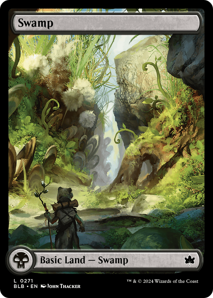 Swamp (BLB-271) - Bloomburrow Foil - Premium MTG Single from Wizards of the Coast - Just $0.25! Shop now at Game Crave Tournament Store