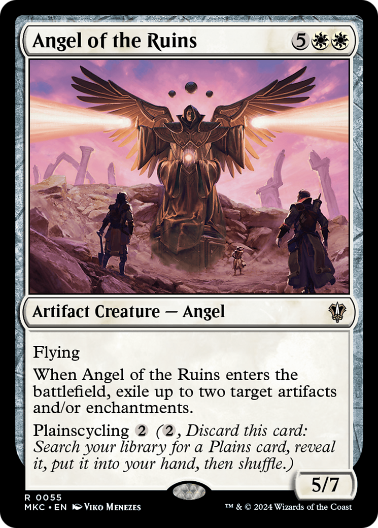 Angel of the Ruins (MKC-055) - Murders at Karlov Manor Commander - Premium MTG Single from Wizards of the Coast - Just $0.25! Shop now at Game Crave Tournament Store