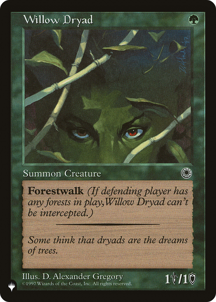Willow Dryad (PLIST-197) - The List