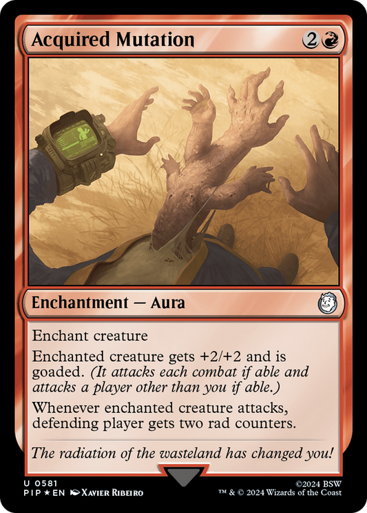 Acquired Mutation (PIP-581) - Fallout Foil - Premium MTG Single from Wizards of the Coast - Just $2.77! Shop now at Game Crave Tournament Store
