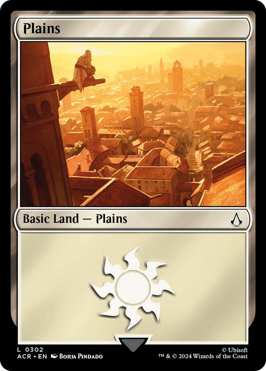 Plains (ACR-302) - Assassin's Creed - Premium MTG Single from Wizards of the Coast - Just $0.25! Shop now at Game Crave Tournament Store