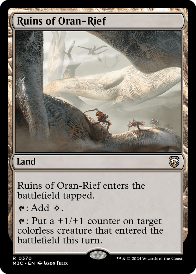 Ruins of Oran-Rief (M3C-370) - Modern Horizons 3 Commander Foil - Premium MTG Single from Wizards of the Coast - Just $0.25! Shop now at Game Crave Tournament Store