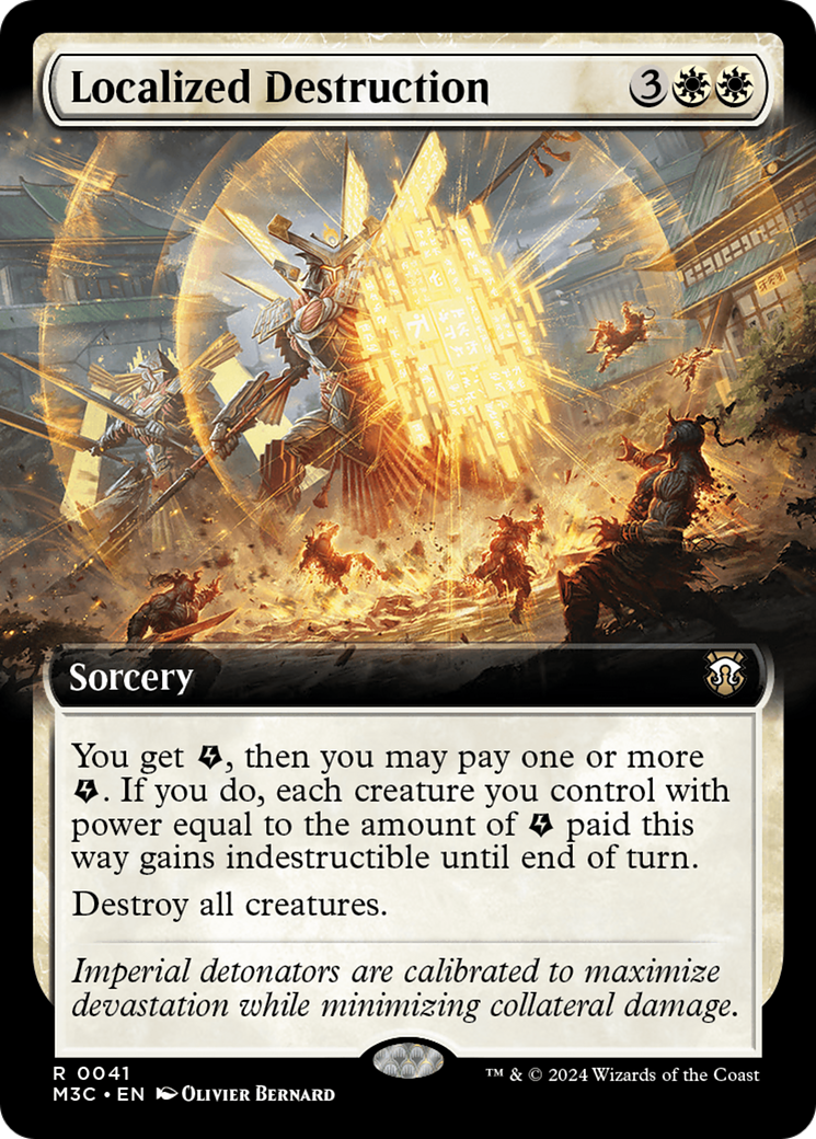 Localized Destruction (M3C-041) - Modern Horizons 3 Commander: (Extended Art) - Premium MTG Single from Wizards of the Coast - Just $0.25! Shop now at Game Crave Tournament Store