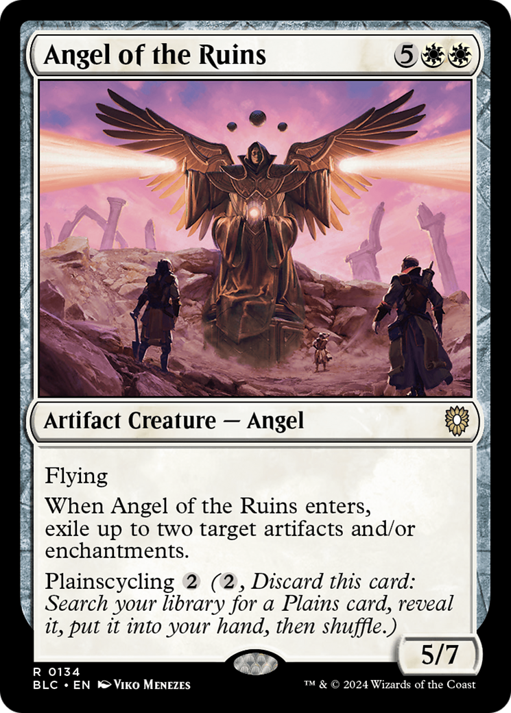 Angel of the Ruins (BLC-134) - Bloomburrow Commander - Premium MTG Single from Wizards of the Coast - Just $0.25! Shop now at Game Crave Tournament Store