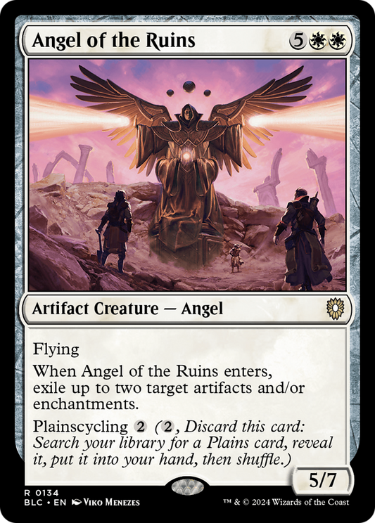 Angel of the Ruins (BLC-134) - Bloomburrow Commander - Premium MTG Single from Wizards of the Coast - Just $0.25! Shop now at Game Crave Tournament Store