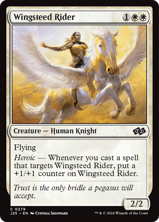 Wingsteed Rider (J25-279) - Foundations Jumpstart - Premium MTG Single from Wizards of the Coast - Just $0.25! Shop now at Game Crave Tournament Store