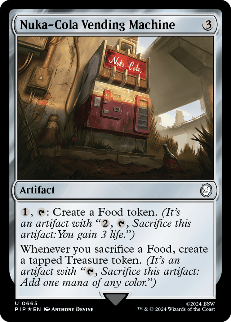 Nuka-Cola Vending Machine (PIP-665) - Fallout Foil - Premium MTG Single from Wizards of the Coast - Just $33.12! Shop now at Game Crave Tournament Store