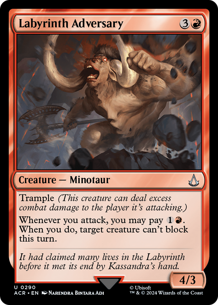 Labyrinth Adversary (ACR-290) - Assassin's Creed - Premium MTG Single from Wizards of the Coast - Just $0.25! Shop now at Game Crave Tournament Store