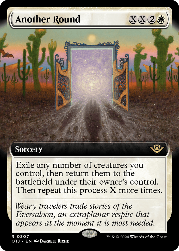 Another Round (OTJ-307) - Outlaws of Thunder Junction: (Extended Art) - Premium MTG Single from Wizards of the Coast - Just $0.69! Shop now at Game Crave Tournament Store