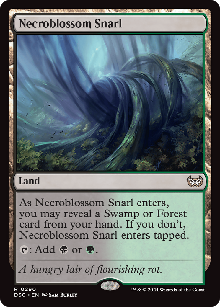 Necroblossom Snarl (DSC-290) - Duskmourn: House of Horror Commander - Premium MTG Single from Wizards of the Coast - Just $0.34! Shop now at Game Crave Tournament Store