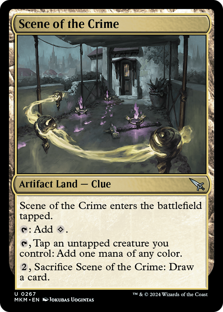 Scene of the Crime (MKM-267) - Murders at Karlov Manor Foil - Premium MTG Single from Wizards of the Coast - Just $0.26! Shop now at Game Crave Tournament Store