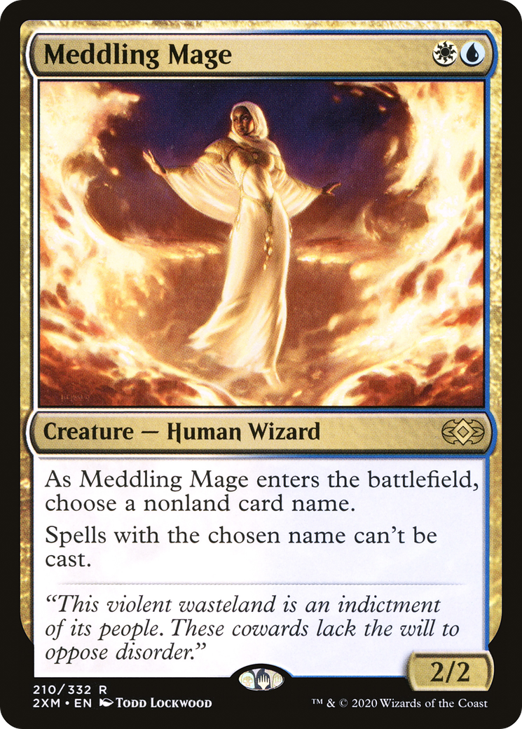 Meddling Mage (2XM-210) - Double Masters - Premium MTG Single from Wizards of the Coast - Just $1.10! Shop now at Game Crave Tournament Store