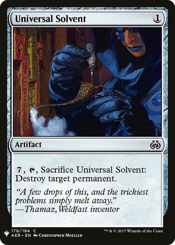 Universal Solvent (MB1-1648) - Mystery Booster