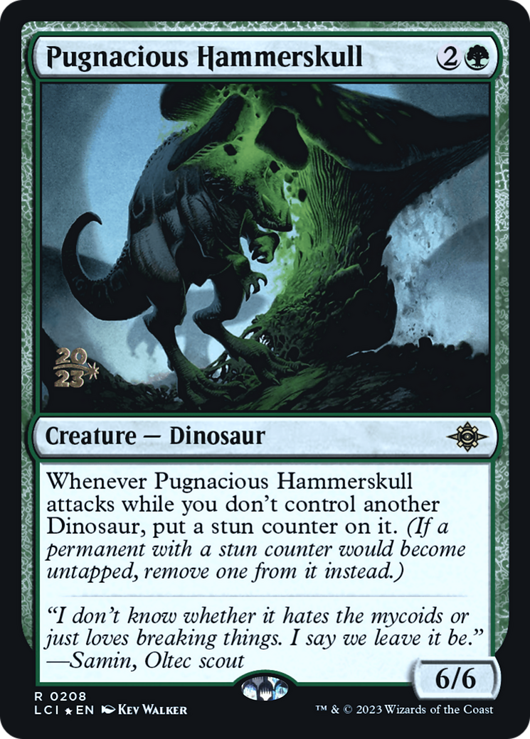 Pugnacious Hammerskull (PLCI-208S) - The Lost Caverns of Ixalan Promos Foil - Premium MTG Single from Wizards of the Coast - Just $0.66! Shop now at Game Crave Tournament Store