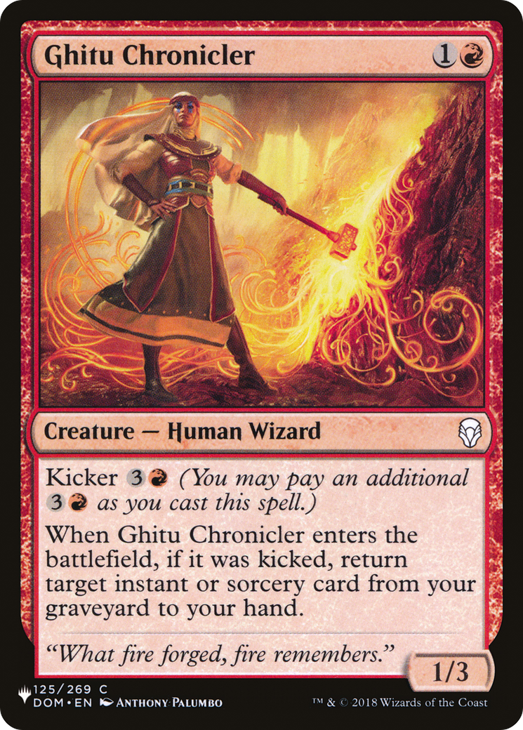 Ghitu Chronicler (PLIST-366) - The List