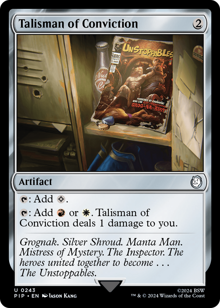 Talisman of Conviction (PIP-243) - Fallout - Premium MTG Single from Wizards of the Coast - Just $0.25! Shop now at Game Crave Tournament Store